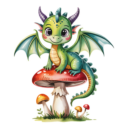 dragon fabric panel