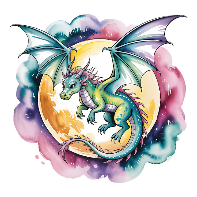dragon fabric panel