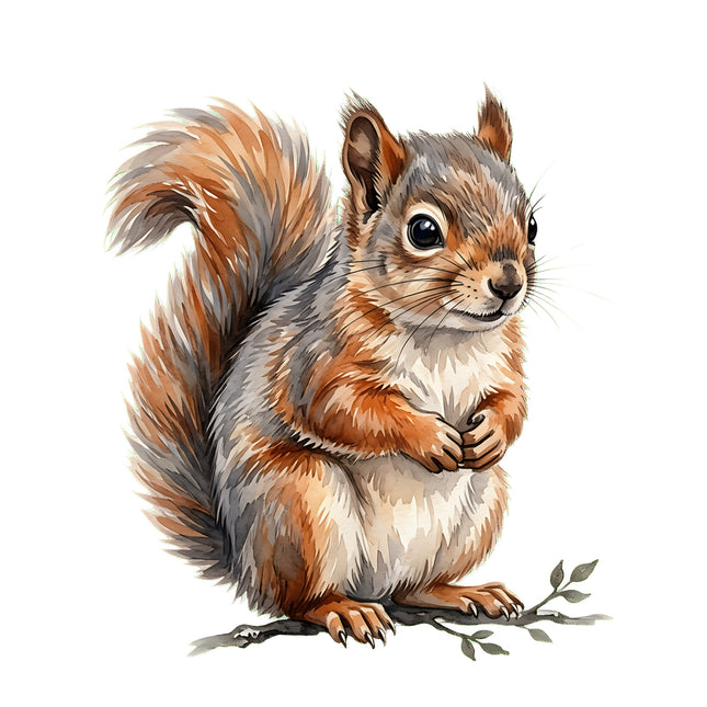 squirrel quilt square