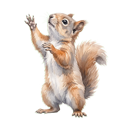 squirrel quilt square