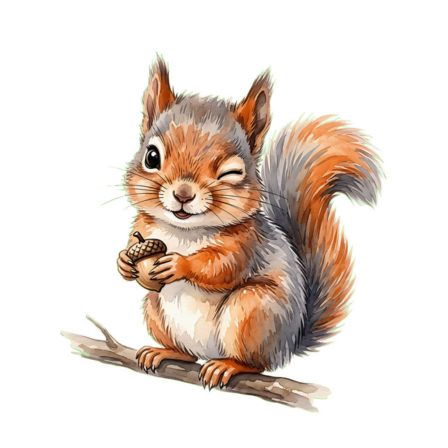 squirrel quilt square