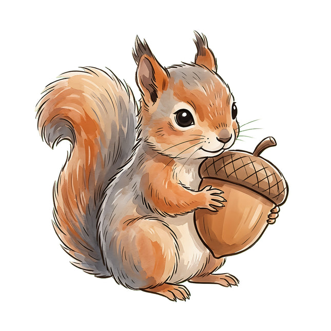 squirrel quilt block