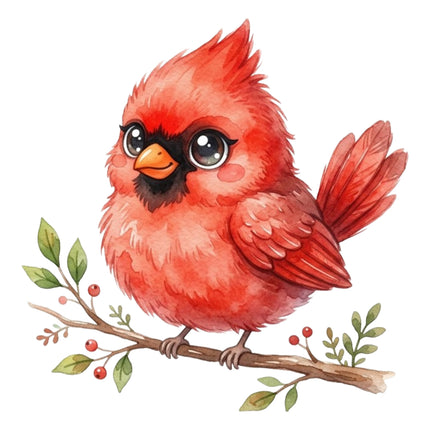 cardinal quilt square