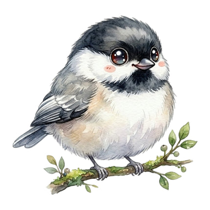 chickadee quilt square