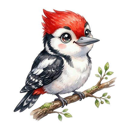 woodpecker quilt square