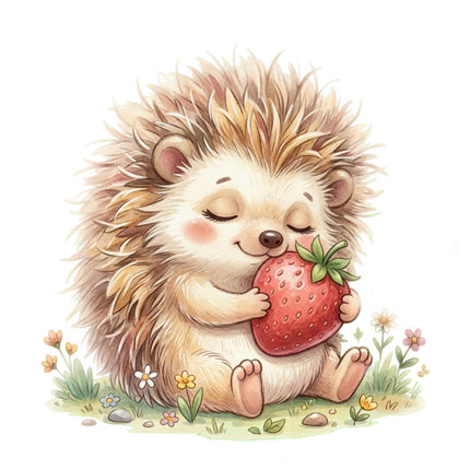 hedgehog quilt block
