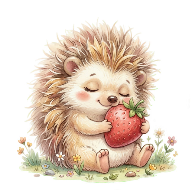 hedgehog quilt block