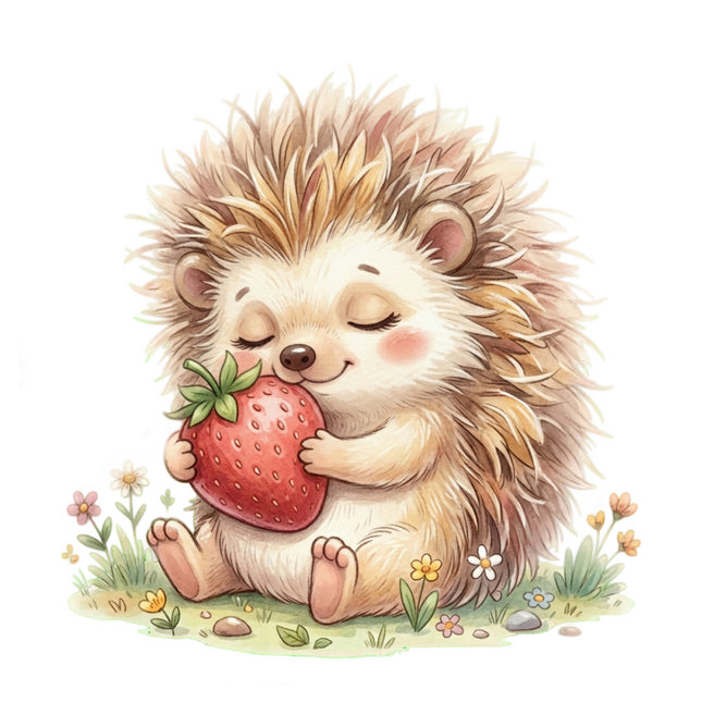 hedgehog quilt block