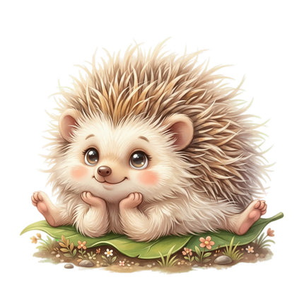 hedgehog fabric panel