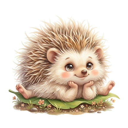 hedgehog quilt block