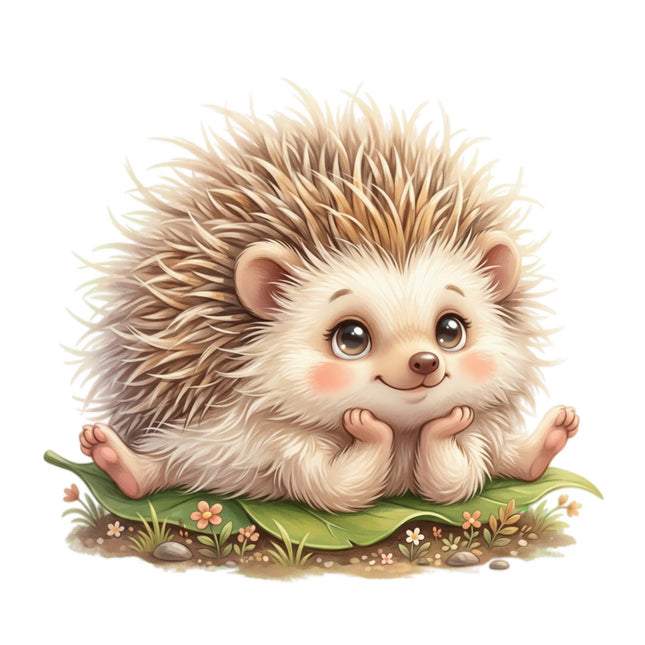 hedgehog quilt block