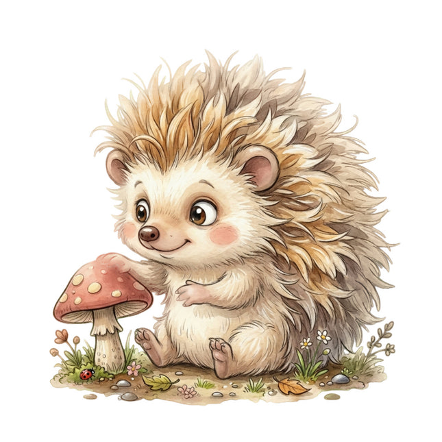 hedgehog quilt square