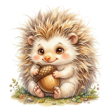 hedgehog quilt square