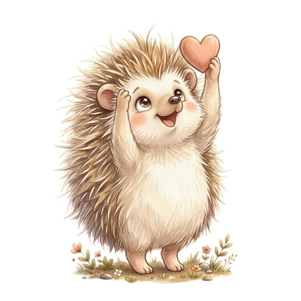 hedgehog quilt square