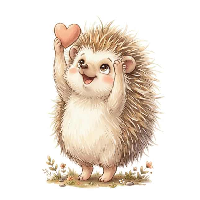 hedgehog quilt square