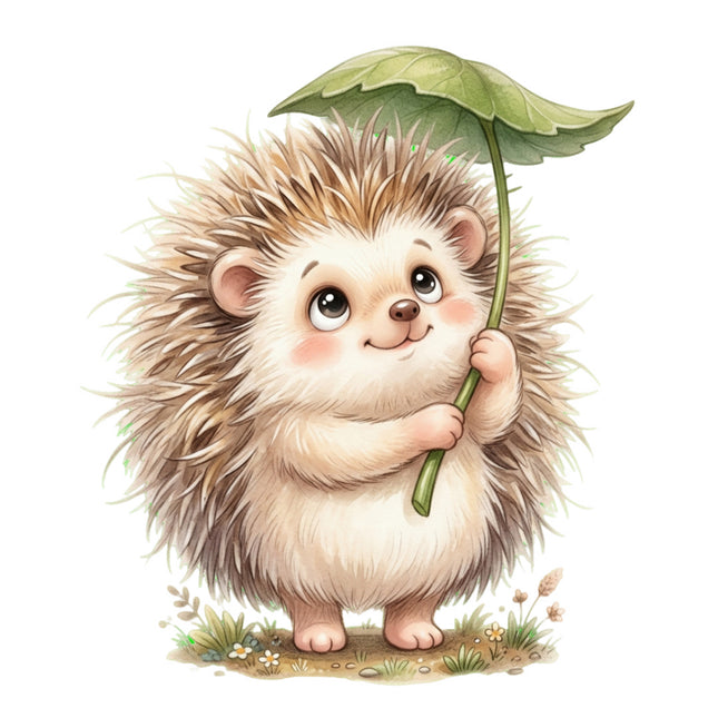 hedgehog quilt square