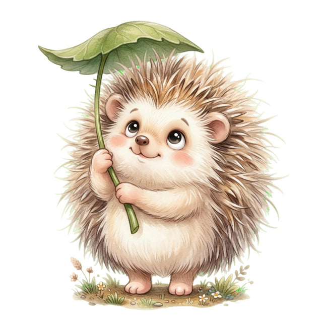 hedgehog quilt square