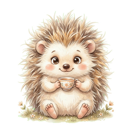 hedgehog quilt block