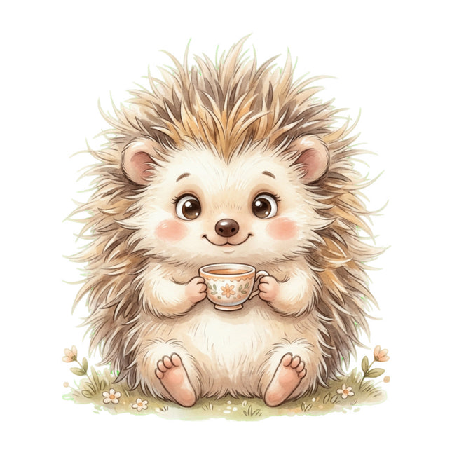 hedgehog quilt block