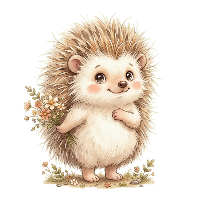 hedgehog quilt block