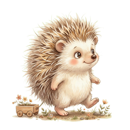 hedgehog quilt block