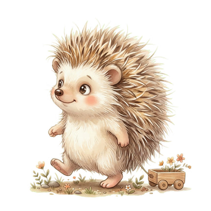 hedgehog quilt square