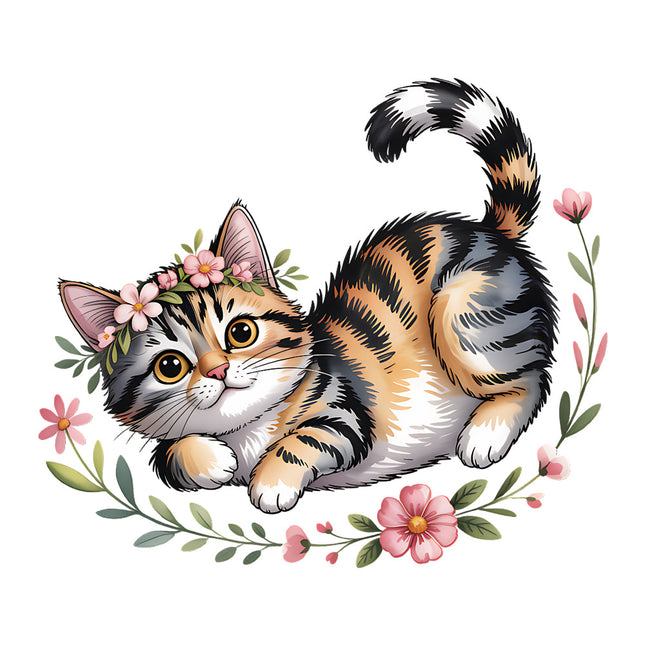 cat quilt block