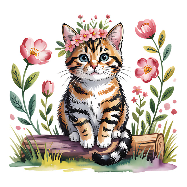 cat quilt block