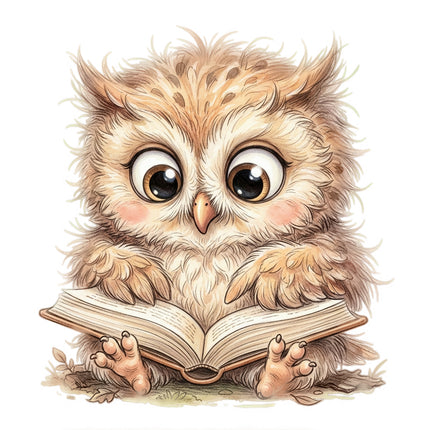 owl fabric panel square