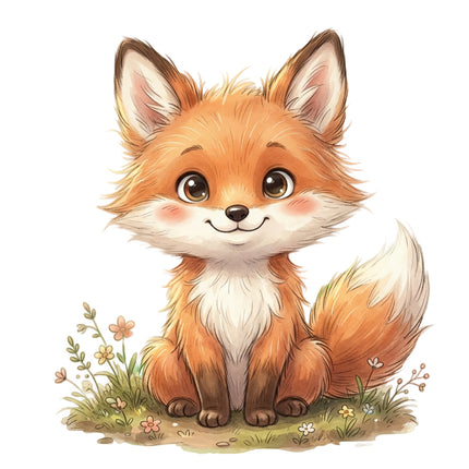 fox quilt square
