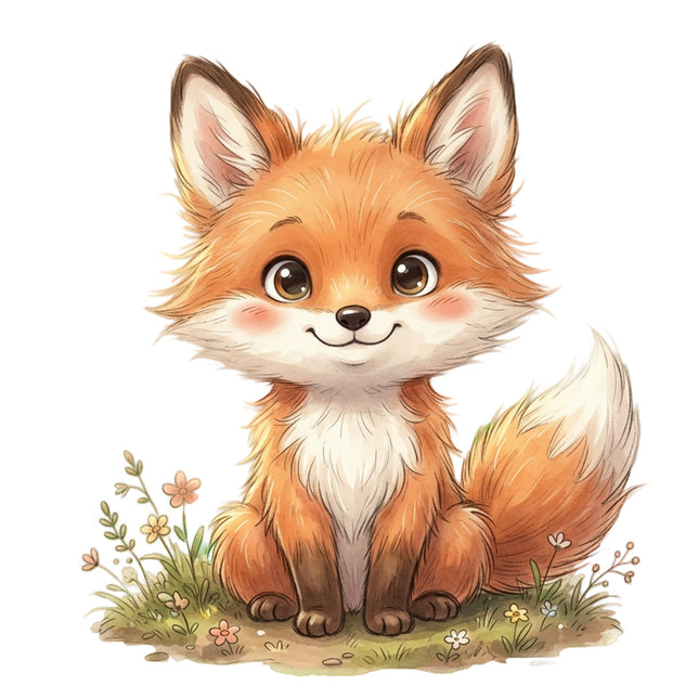 fox quilt square