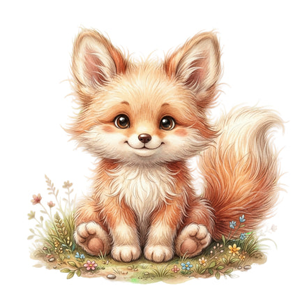 fox quilt square