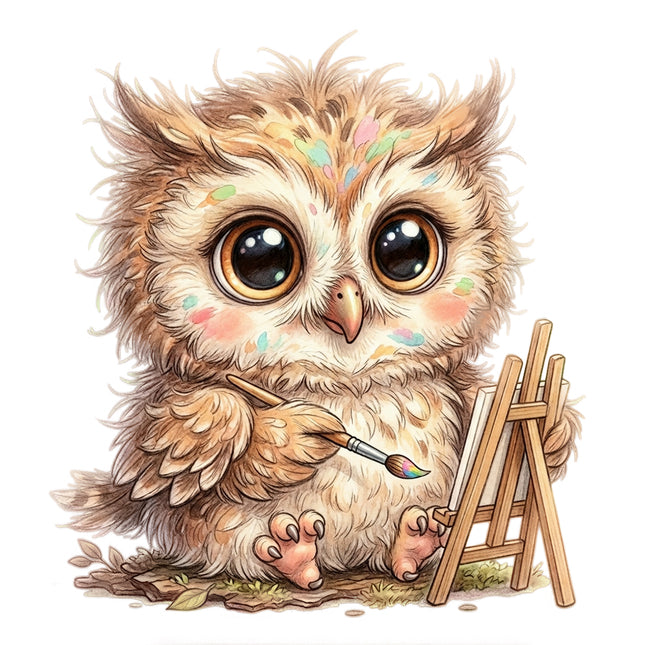 cute owl quilt square