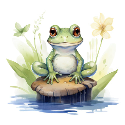 frog quilt square