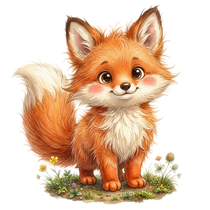 fox quilt square