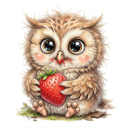 owl fabric panel square