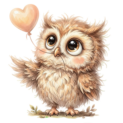 owl fabric panel square