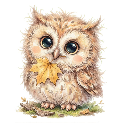 owl fabric panel square