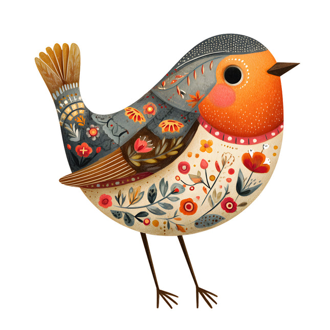 bird fabric panel square