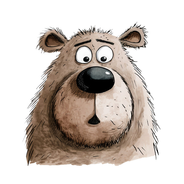 humor bear quilt block