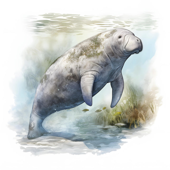manatee fabric panel