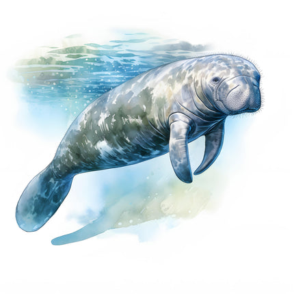 manatee quilt square