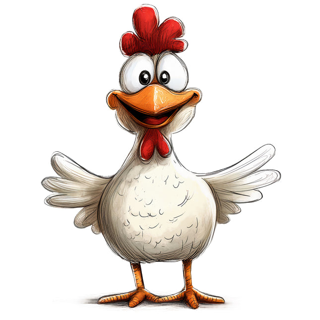 humor chicken quilt square