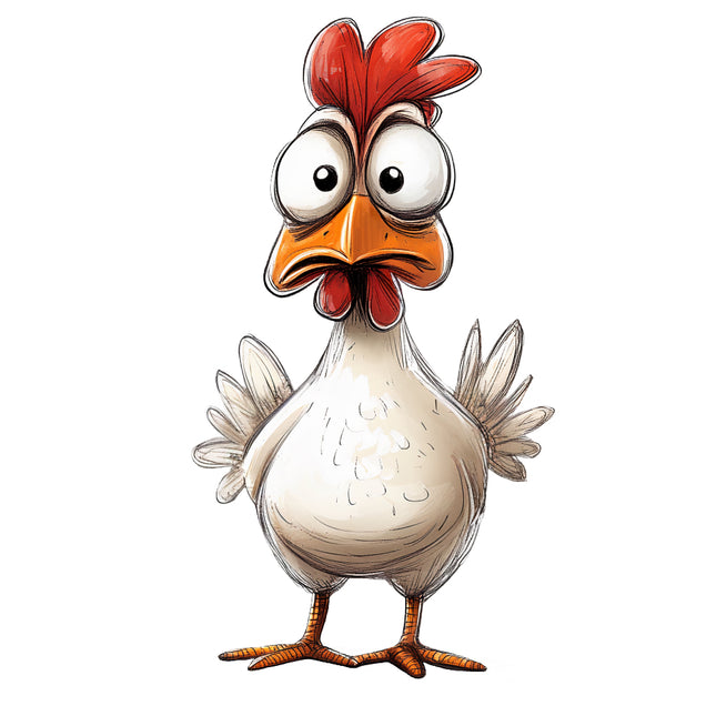 humor chicken quilt square