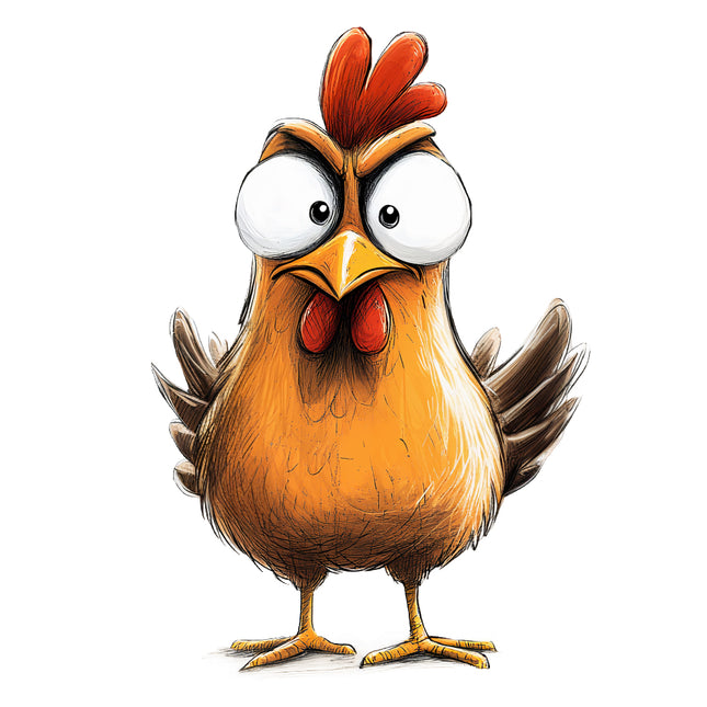 humor chicken quilt block