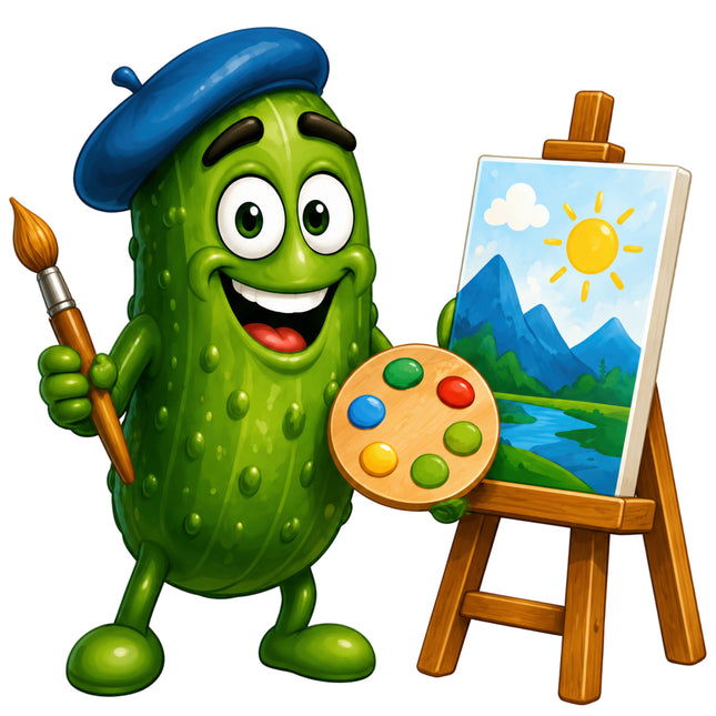 funny pickle fabric panel