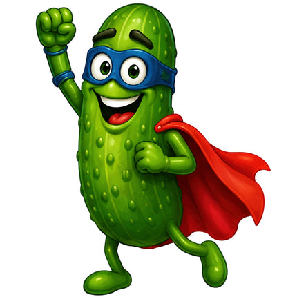 funny pickle quilt block