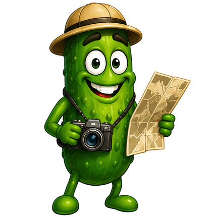 funny pickle quilt square