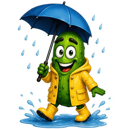 funny pickle quilt square