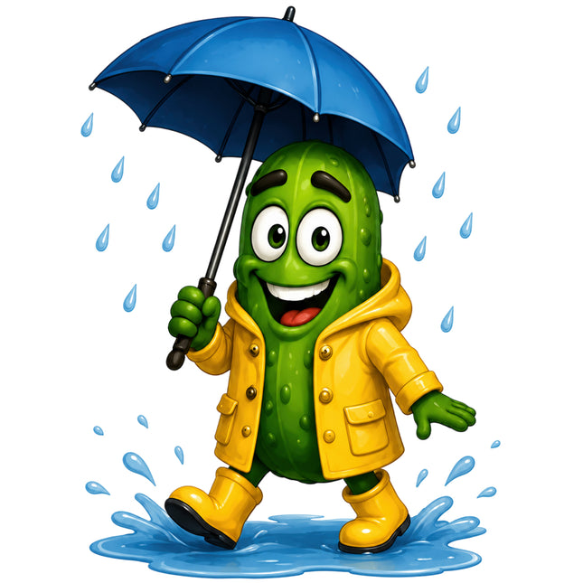 funny pickle quilt square
